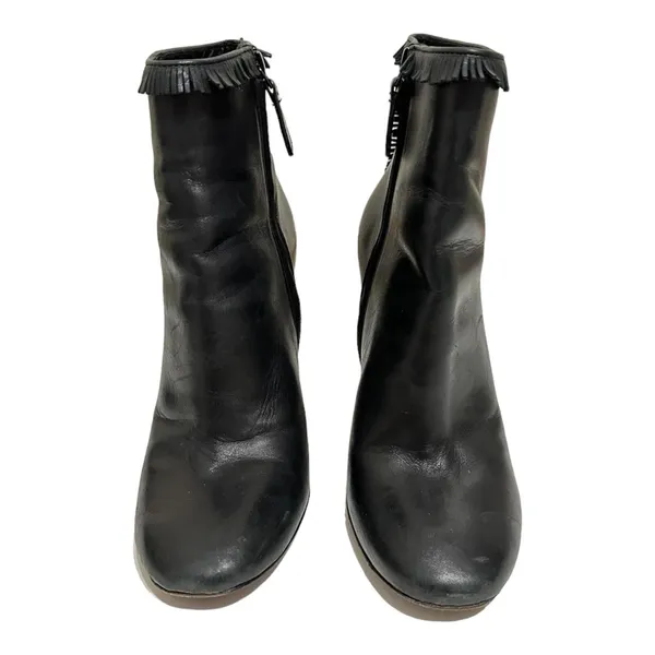 TORY BURCH Bandelier Fringed Leather‎ Ankle Boots size 8 $525 - Image 2