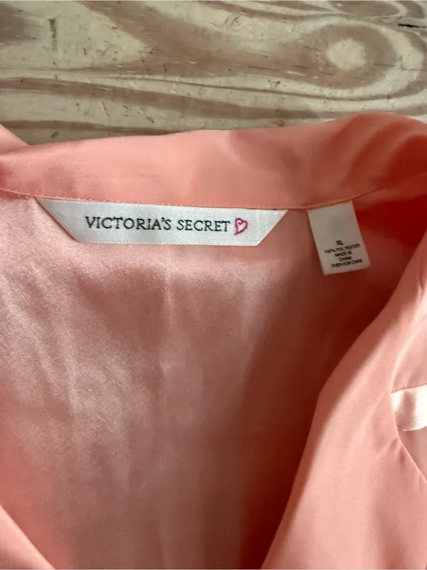 Victoria's Secret Satin Pajama Set size xl - Image 2