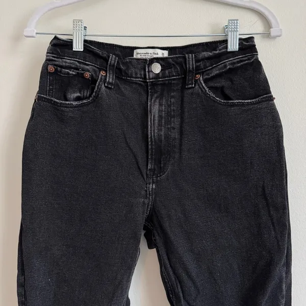 Abercrombie & Fitch The Ankle Straight Utra High Rise Jeans Size 2 Short / 26 - Image 4