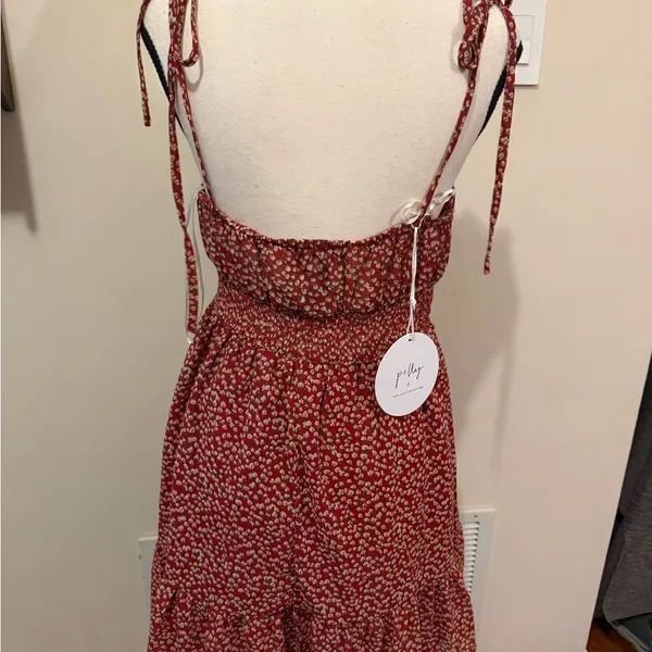 Princess Polly Red Floral The Bonnie mini dress - Image 3