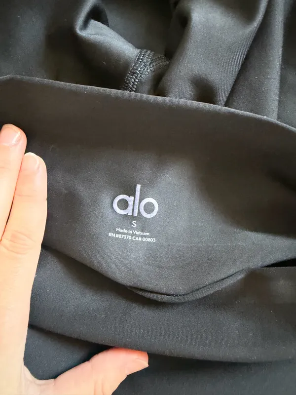 Alo Yoga 7/8 High-Waisted Airlift Leggings Black S - Image 2