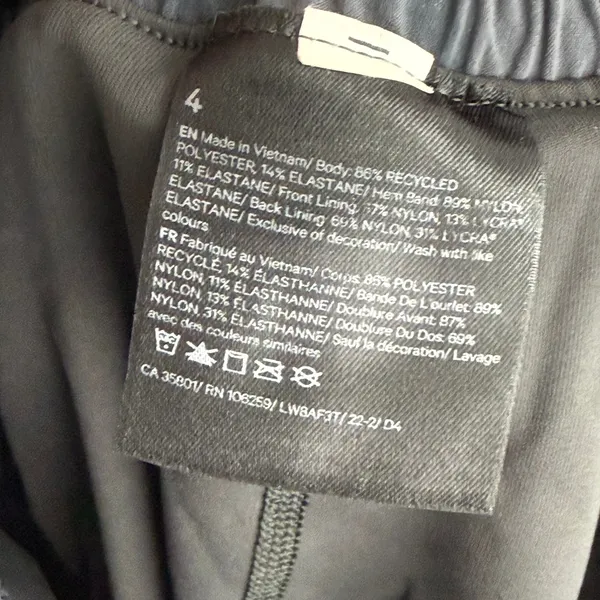 Lululemon Hotty Hot High-Rise Skirt Long‎ Diamond Dye Pitch Grey Graphite Grey 4 - Image 3