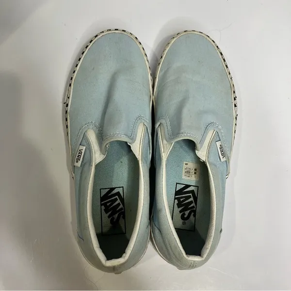 Vans low top trainers‎ sneakers light blue white - Image 11