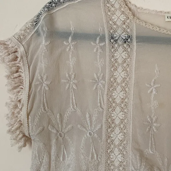 Ulla Johnson light pink sheer sleeveless silk top - Image 2