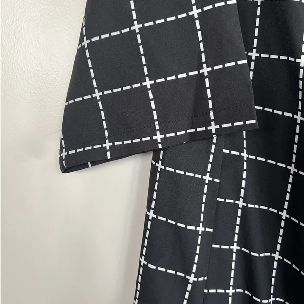 Bloomchic NWT Black White Wrap Dress Women Size‎ 18-20 - Image 4