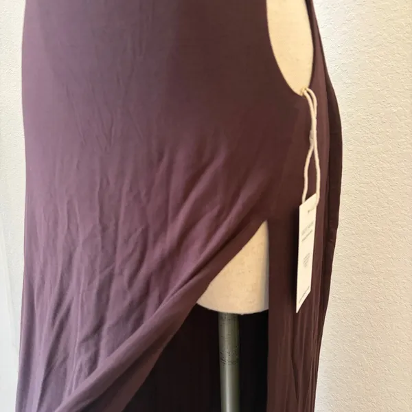 Riot Swim Capri Coverup Maxi Dress L Cut Out Halter Open Back Resort Beach NWT‎ - Image 5