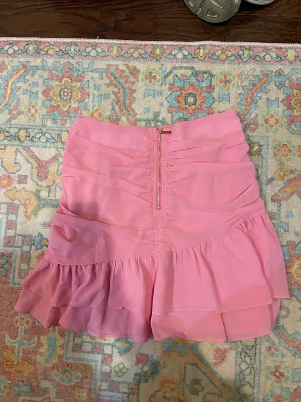 Hello Molly Pink Skirt Ruffle - Image 2