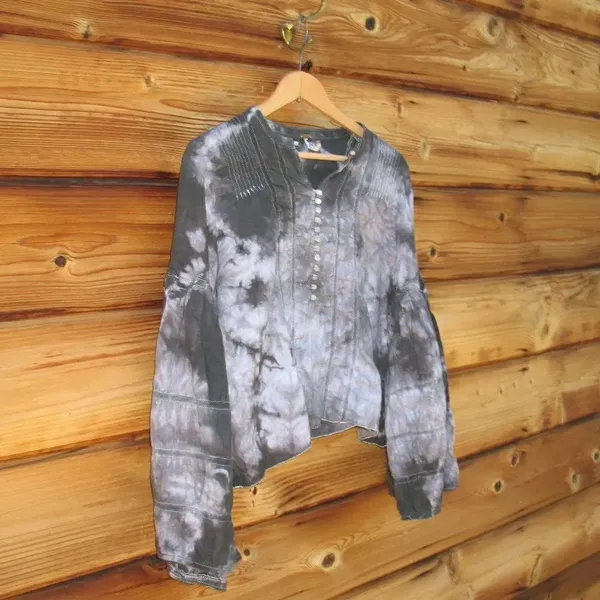 NWOT Free People Cropped Top Blouse - Image 3