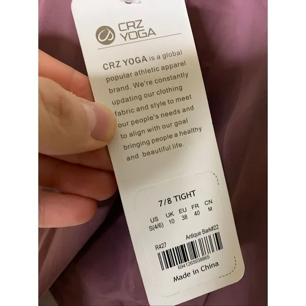 CRZ Yoga 7/8 tight women's size small NEW WITH TAGS - Image 5