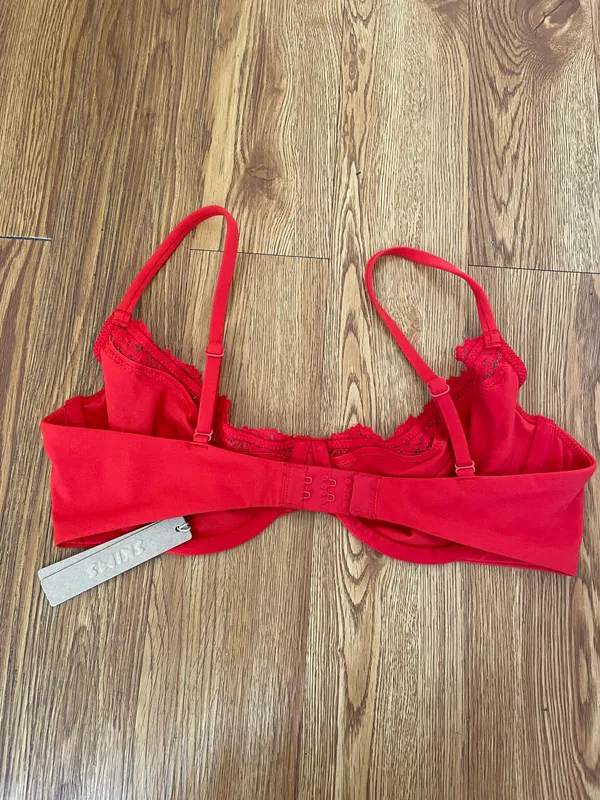 SKIMS fits everybody lace unlined Demi bra - Image 10