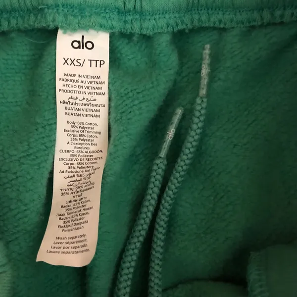 Alo Yoga Accolade Sweatpant Lettuce XXS - Image 5