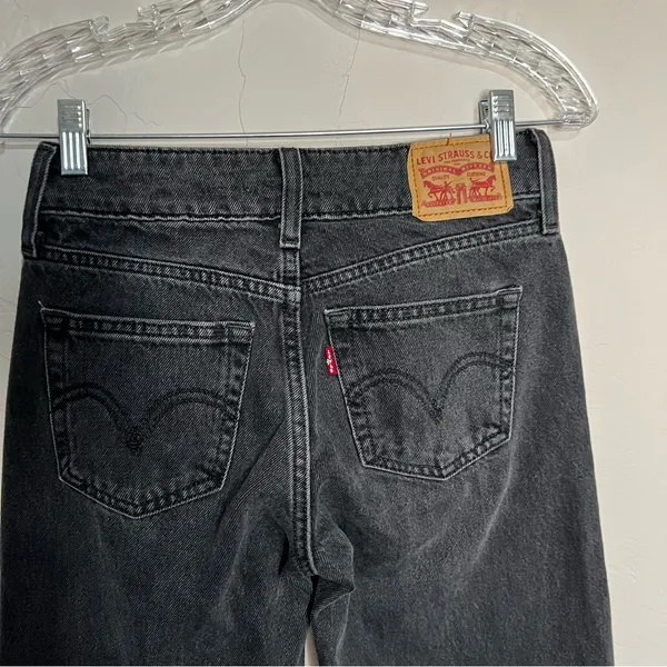 Levi’s Superlow Loose Iconic Washed Black‎ Denim Jeans - Image 10