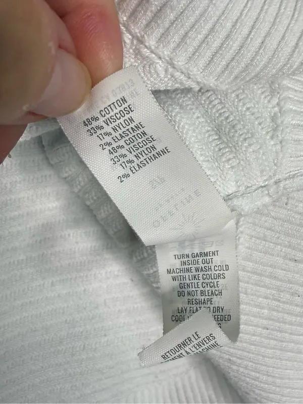 OFFLINE by Aerie Ribbed Quarter Zip Pullover White Size Small - Image 3