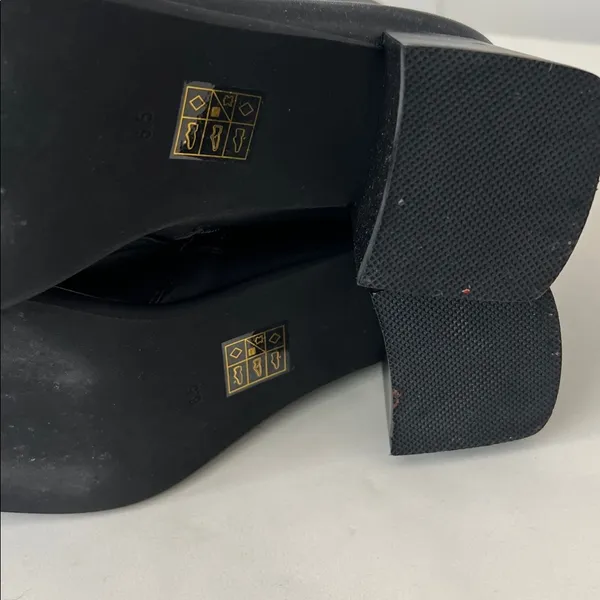 Jeffrey Campbell Troye Square Toe Soft Low Heel Boot Bootie Black Size 6.5 $150 - Image 7