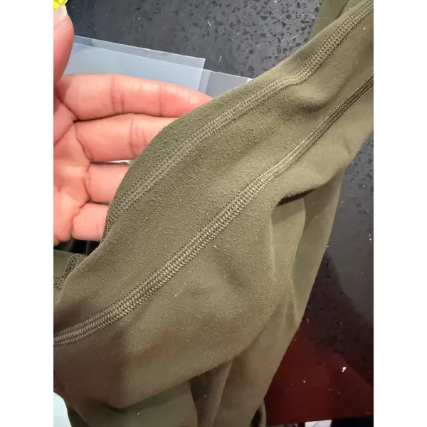 Lululemon Align High-Rise Leggings Dark Olive Green Nulu Yoga Pants Size‎ 6 28" - Image 6