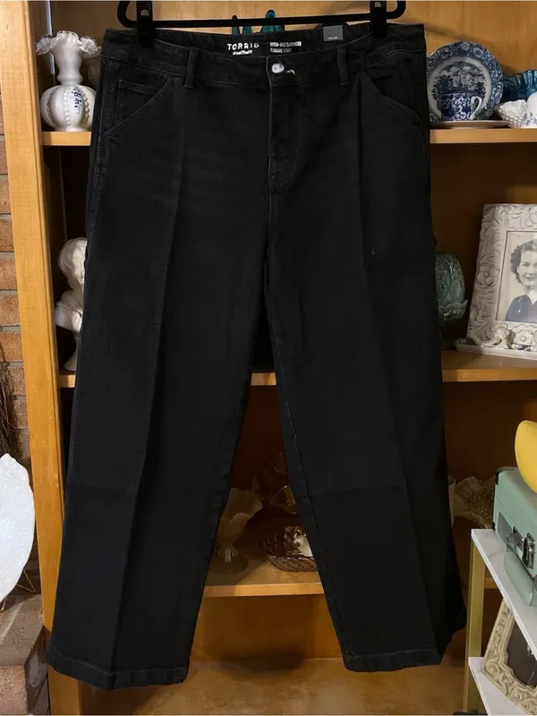 Torrid Straight Classic Denim High-Rise Carpenter Jean Size 16R - Image 2