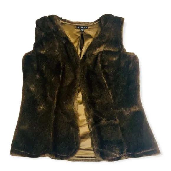 142✨Dimri Fur Vest✨ Brown - Image 2