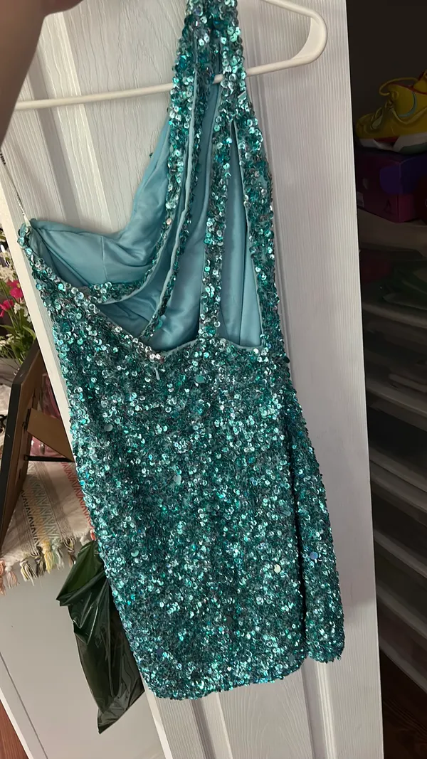 Sherri Hill Dress Homecoming Blue - Image 3