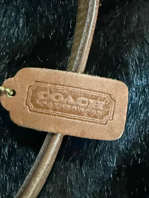 COACH Glove Tanned Cowhide Tote w/hangtag in Brown bag VINTAGE Made in USA - Image 3