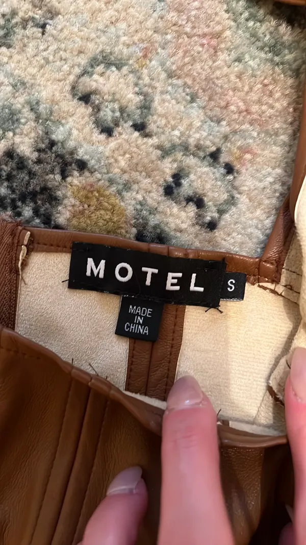 Motel Leather Top - Image 3