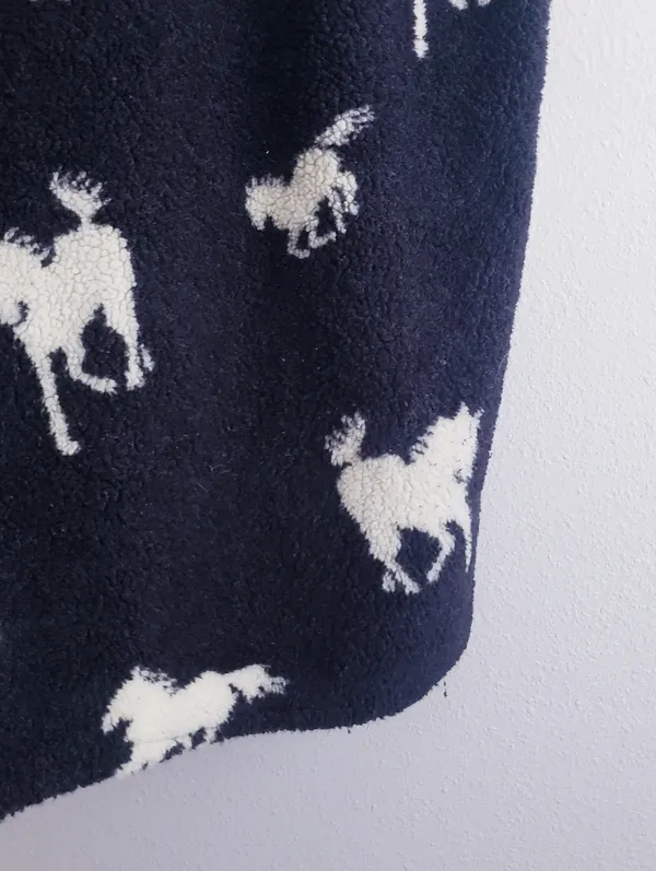 Outback Trading Co Horse Western Sherpa Vest - Image 6