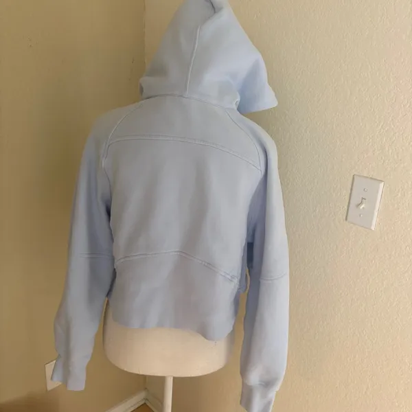 LULULEMON‎ Scuba Oversized Half-Zip Hoodie Blissful Blue Size XS/S - Image 5