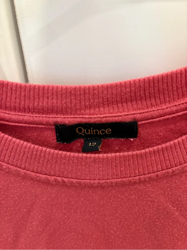 Quince Long Sleeve Crew Runs Small - Image 2