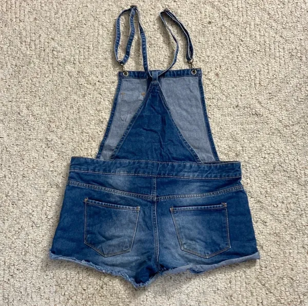 Forever 21 Denim Overall Shorts - Image 2