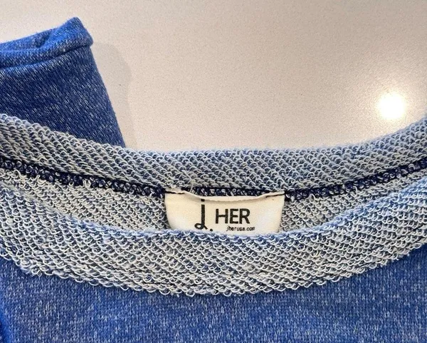 Matching Two Piece Blue Lounge Set Size M/L Size M - Image 7