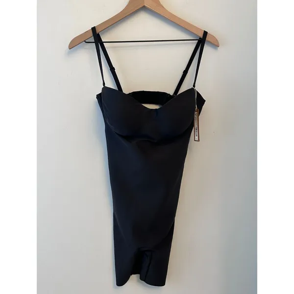NWT Women's Skims Body Underwire Mid-thigh Bodysuit Onyx/ Black Size XL - Image 3