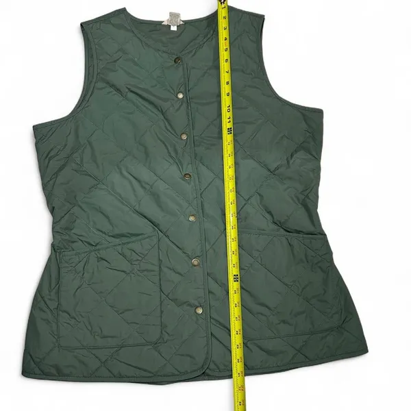 Duluth Trading Co. Quilted Vest Green Size XL - Image 3