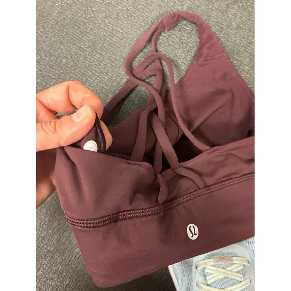 Lululemon burgendy sports bra - Image 5