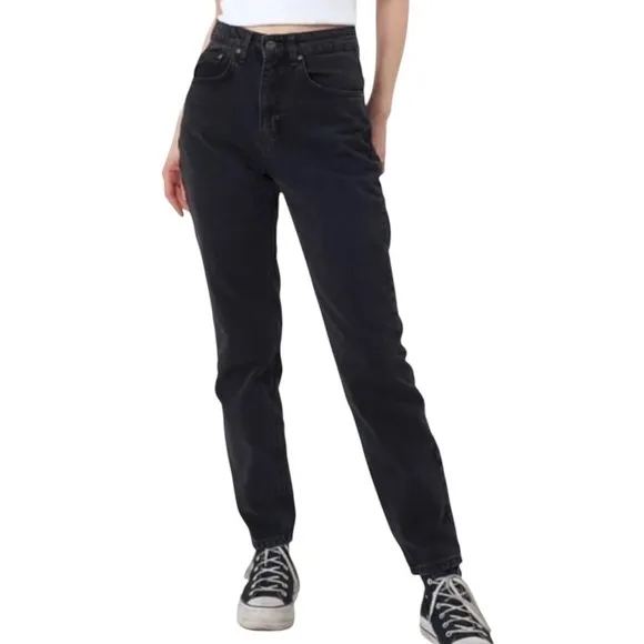 Ragged Priest Size 26 Straight Leg Jeans‎ Washed Black Alternative Grunge Baddie - Image 13