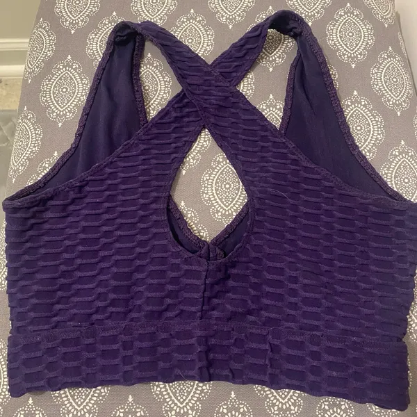 Source Unknown Dark purple execise Bra SIZE XS - Image 2