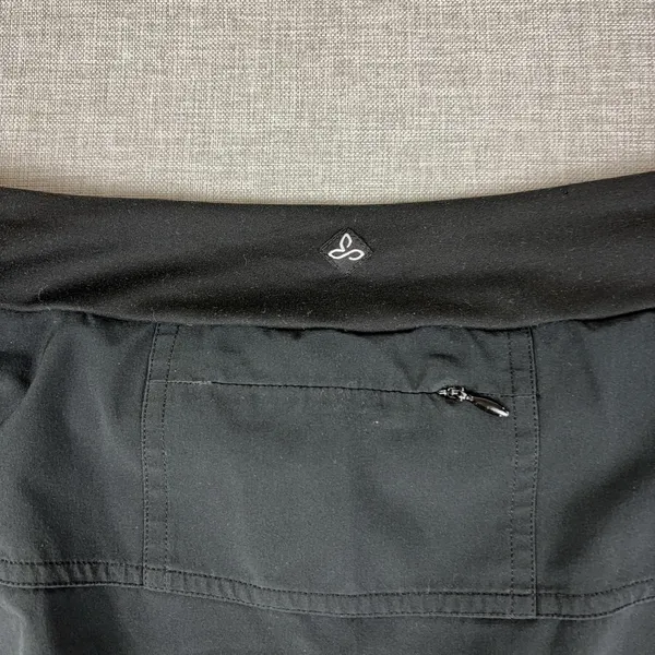 PrAna‎ Skort Womens M Black Athletic Pull On Pockets Built In Shorts Tagless - Image 10