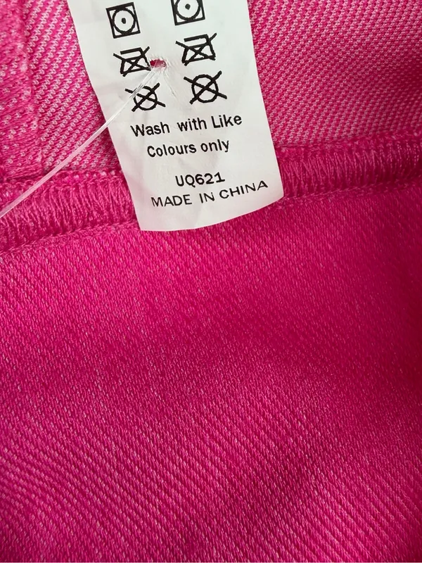 Halara Crossover High Rise Super Flare Leggings Hot Pink XS Petite NWT - Image 7