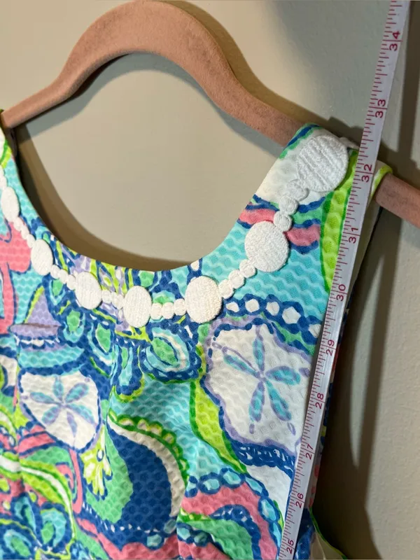 Lilly Pulitzer Delia Shift‎ Dress Conch Republic Multi Blue Green Pink 2 NWT - Image 10
