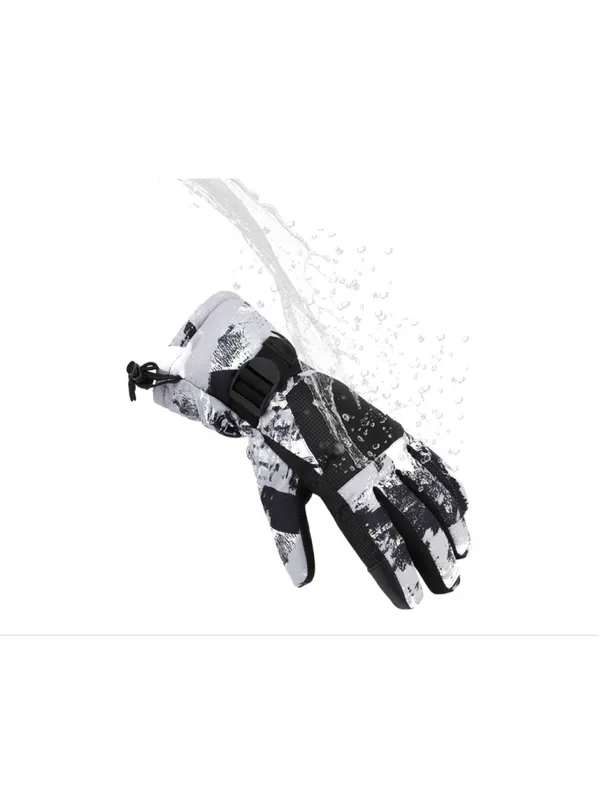 NEW Ski Unisex Waterproof Thermal Winter Snow Gloves Touchscreen Pocket L - Image 3