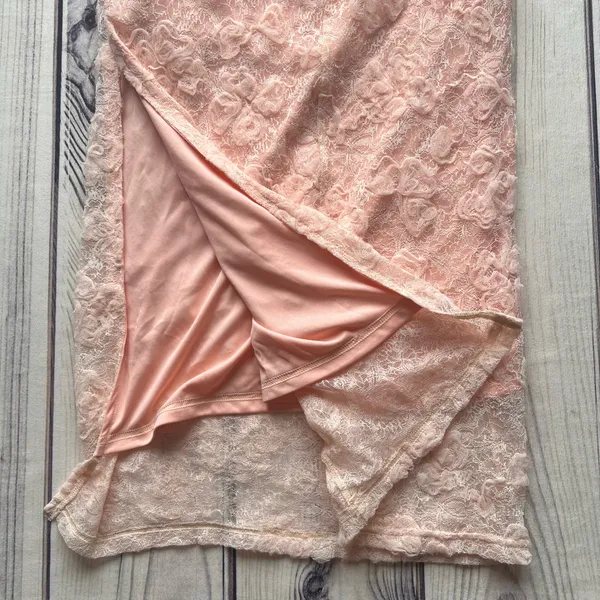 Lulus Joni Blush Pink 3X Floral Appliqué Lace Maxi Dress - Image 14