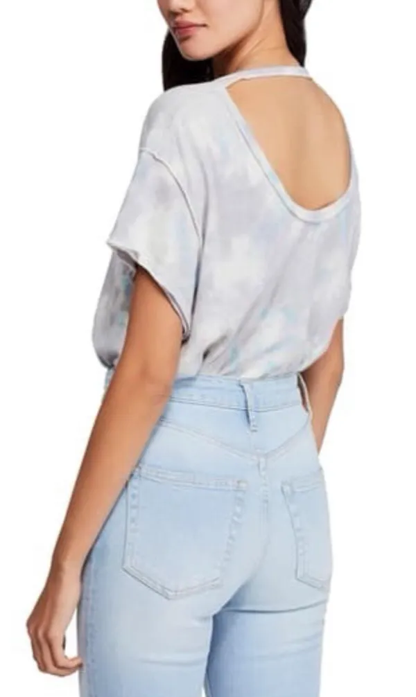 Free People All Mine Tie Dye Tee Shirt V-Neck Women's Size Small NWT New - Image 3