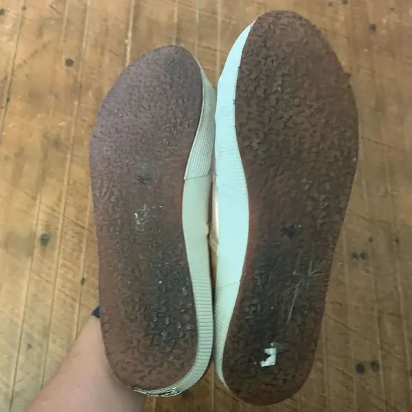 Superga rose gold lace up royalcore Princess Kate style US10 sneakers - Image 6