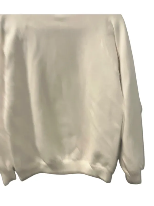 Vintage 80s Don't Open Till Christmas Bear Sweatshirt White Crewneck Graphic XL - Image 2