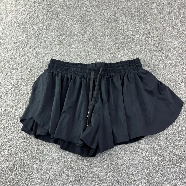 Liberty Pro Flowy Athletic Shorts Women S Black Butterfly Gym‎ Activewear Skort - Image 7