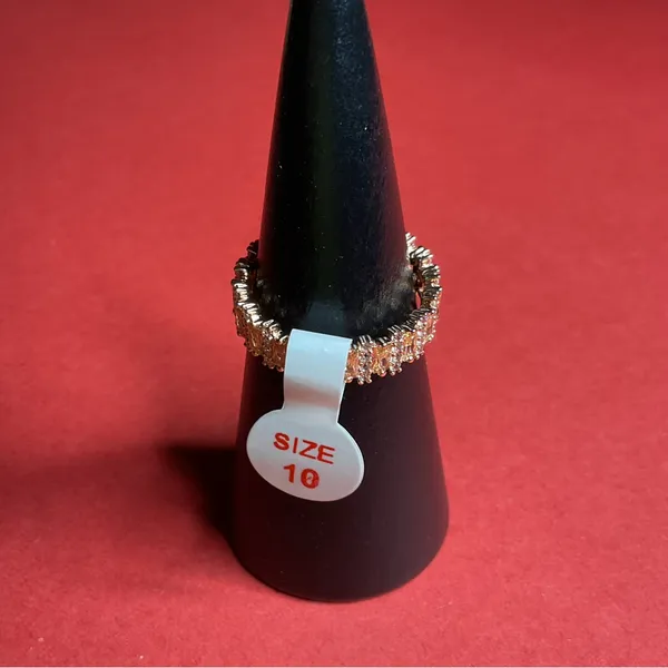Bomb Party RG43260 “Call Me Stunning” Cubic Zirconia on Rose Gold Sz 10 Ring NWT - Image 3