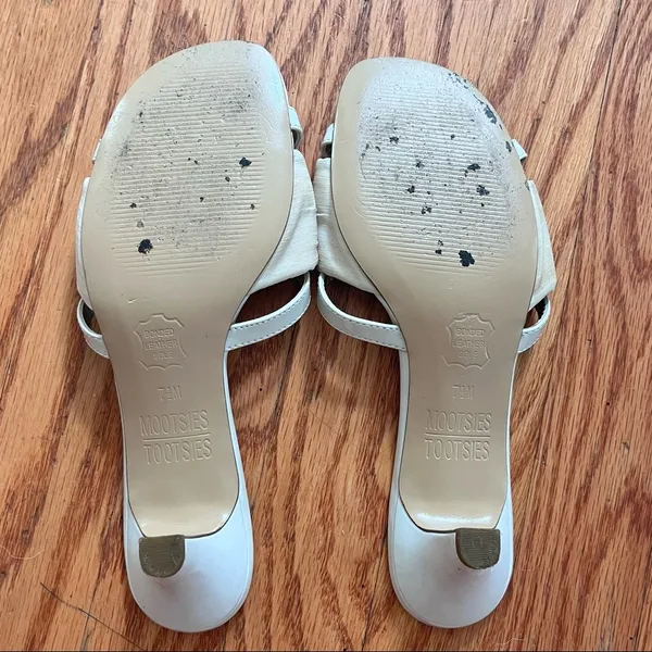 Mootsies Tootsies Cream Nude Heels - Image 8