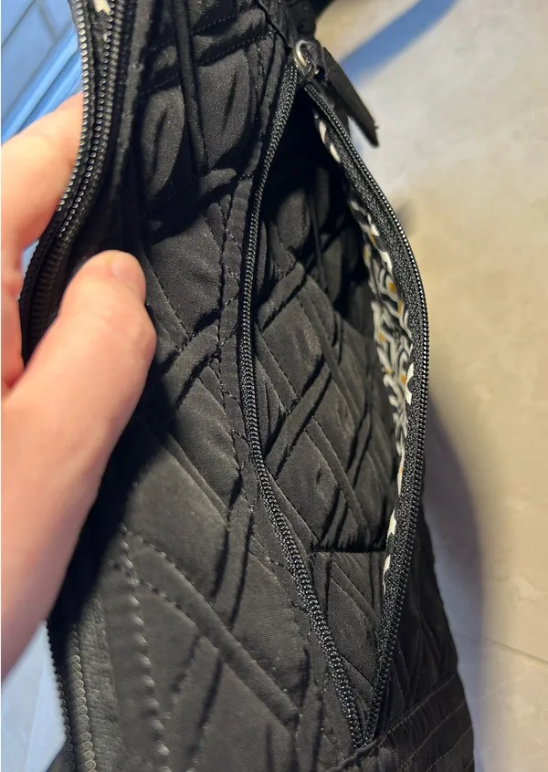 Vera Bradley Black Crossbody Bag - Image 6