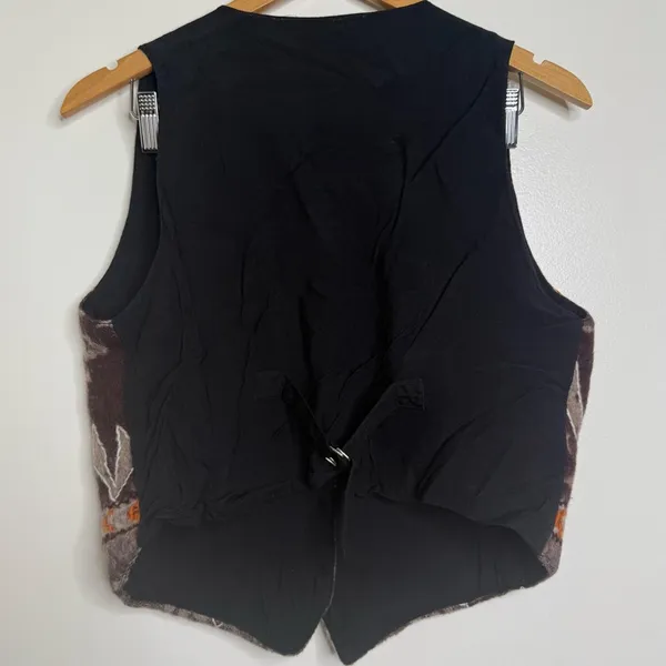 Vintage Jane Ashley Wool Blend Vest Southwestern Women’s Size Medium Embroidered - Image 6