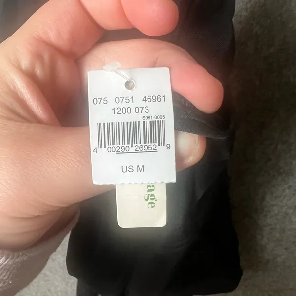 Aerie Women's Black V-Neck Spaghetti Strap Wrap‎ One-Piece Swimsuit New - Image 3