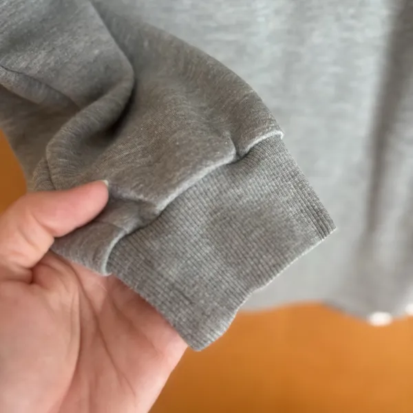 Varley‎ Bayliss Sweatshirt Womens Size S Gray Pullover Oversized Zip Pockets - Image 6