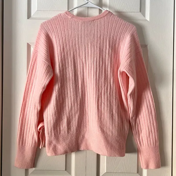 Loft Ribbed Wrap Sweater - Image 3